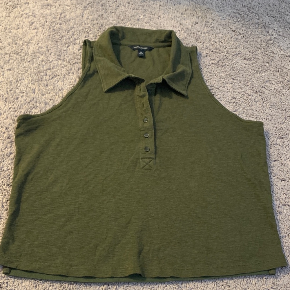 Banana Republic Forest Green Tank Top